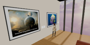 Virtual Gallery, Metaverse.